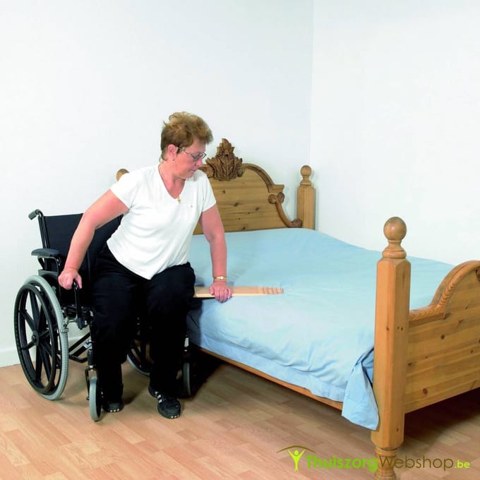 Rechte transferplank in bamboe : kort type 60 cm