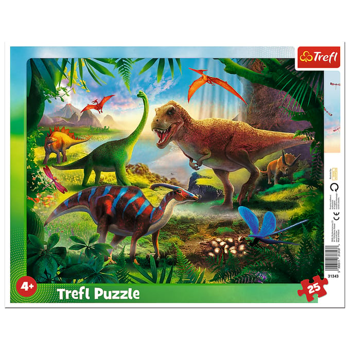 Trefl Dinosaurussen Legpuzzel - 25 stukjes - Vanaf 3 jaar