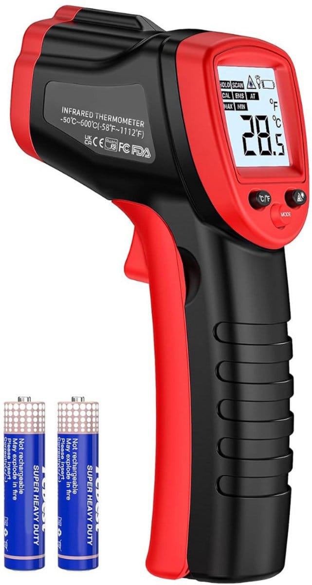 ZRSS® Infrarood Thermometer - Temperatuur meter laser - Voorhoofd - Digitaal