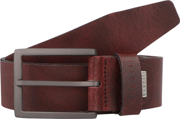 bugatti Leren Riem Men´s Leather Belt 3.5 W100 Brown Bruine