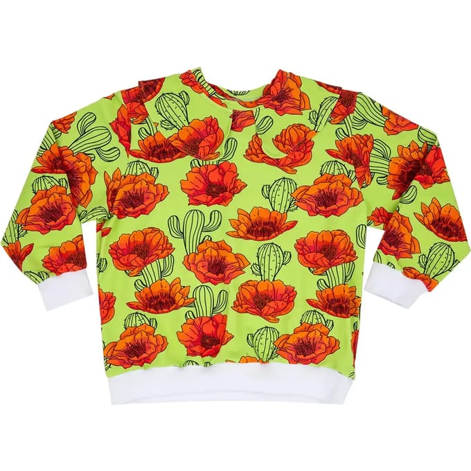 Meisjes Sweatshirt met Col Raspberry Republic