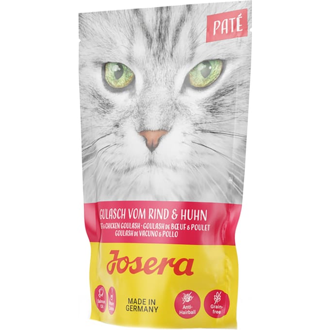 16x85g Goulash van Rund & Kip Josera Paté Kattenvoer nat