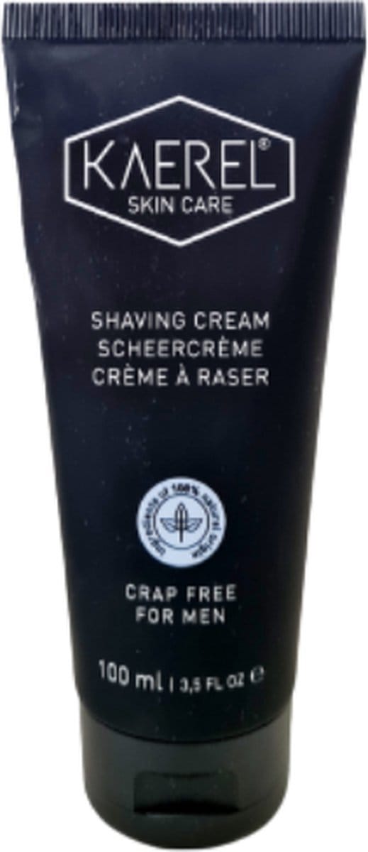 Kaerel skin care Milde Scheercrème 100 ml - natuurlijke huidverzorging voor mannen