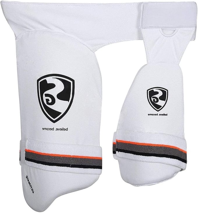 Dijbeschermers Junior - Sport Bescherming - Cricket Spelers - Combinatie Dijbeen - 300 Gram - Wit