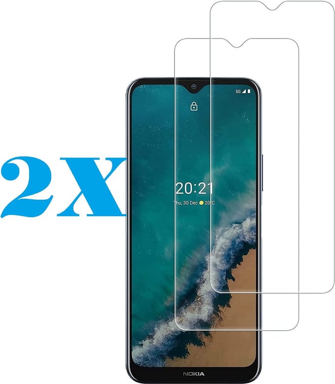 Screenprotector Glas - Tempered Glass Screen Protector Geschikt voor: Nokia G11 / G21 - 2x