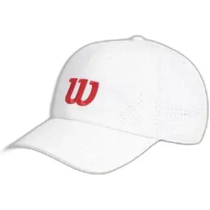Wilson Active Perforated Pet Wit L-XL Man,Vrouw