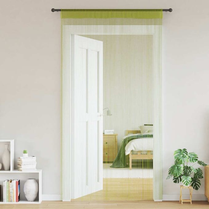vidaXL - Draadgordijnen - 140x250 - cm - groen - 2 - st