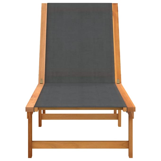 vidaXL - Ligbedden - 2 - st - massief - acaciahout - en - textileen