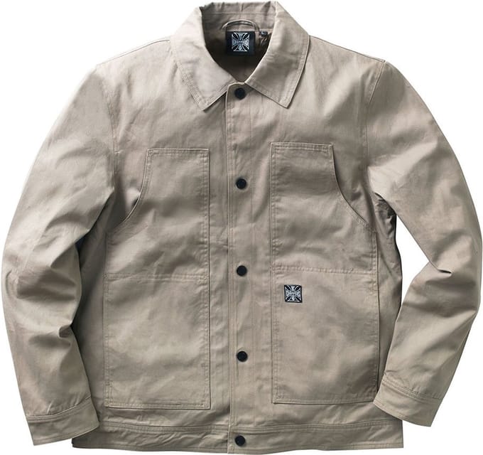 West Coast Choppers Tussenseizoensjas - WCC Lined Cargo Work Jacket - Khaki - XL tot XXL - voor Mannen - kaki