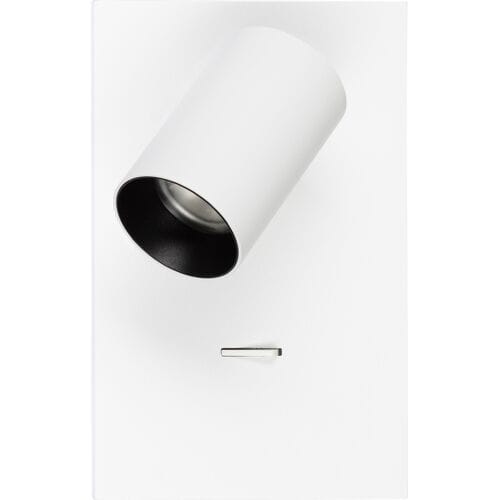 KS Verlichting Bedlamp Mila wit inclusief USB poorten