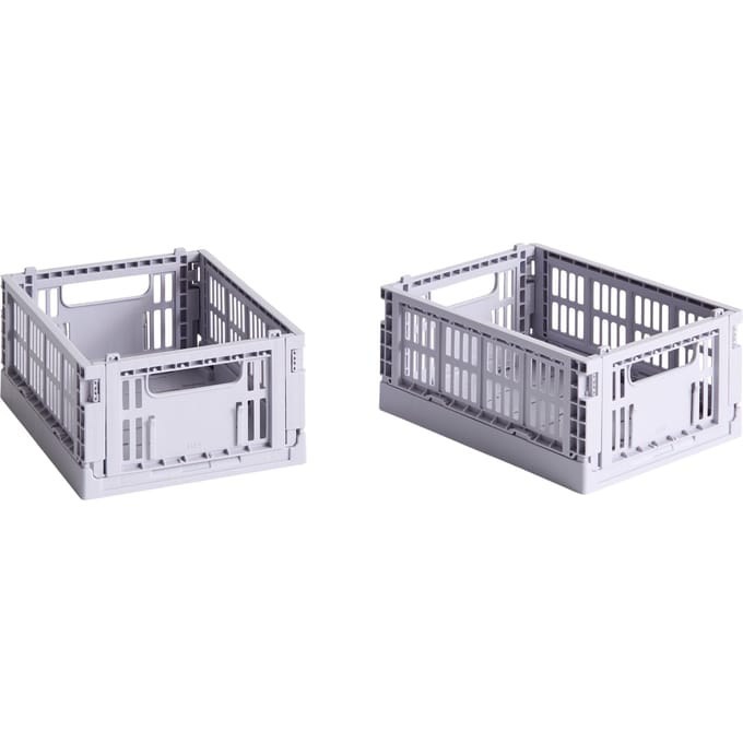 HAY Colour Crate Mini set van 2 - lavendel