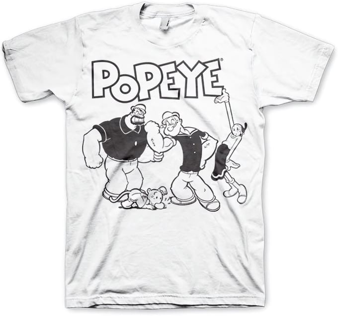 Popeye Groeps-T-shirt Big Tall T-shirt KF-1-POP008-H42-8