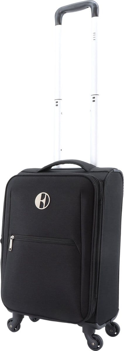 ELLE Mode Zachte Handbagage Koffer 46 cm - Small - Zwart - Zwart / Small