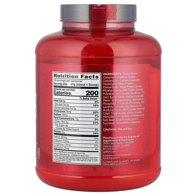 Syntha-6, Ultra Premium Protein Matrix, Aardbeienmilkshake, 2,27 kg(5 pond)