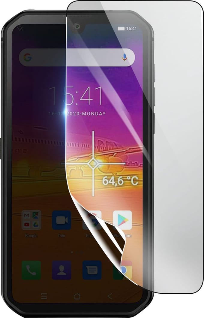 3mk, Geschikt voor Blackview BV9900, Schokbestendige Hydrogel Screenprotector, Transparant