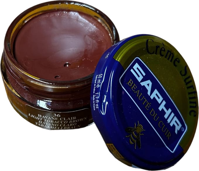 Saphir Creme Surfine (schoenpoets) Licht Havana