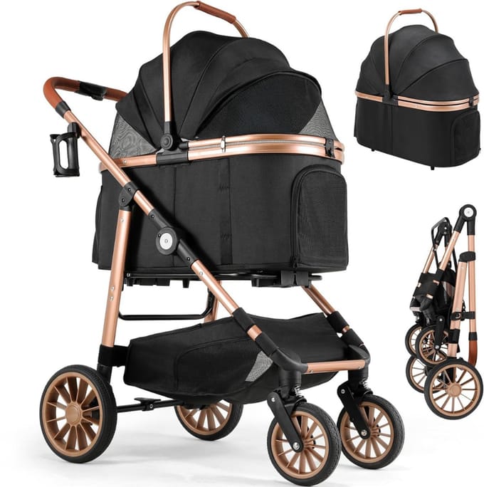mavoa® Hondenbuggy - hondenbuggy inklapbare - hondenwagen