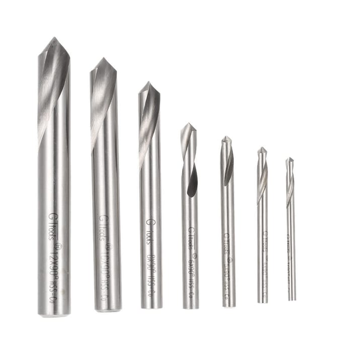 7 stuks Hoge Snelheid Staal Kobalt Centreerboren Set Ronde Schacht 3mm-12mm