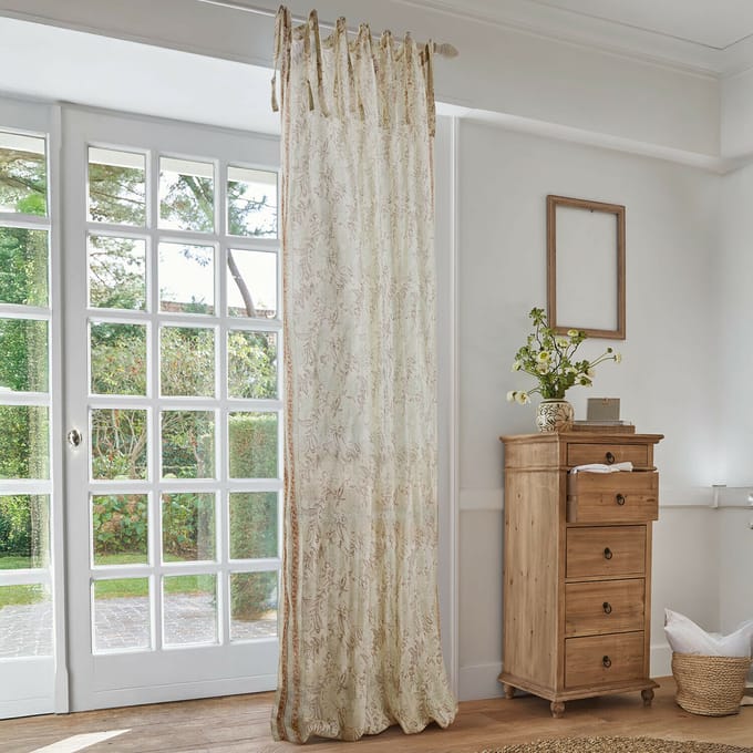 LOBERON Gordijn Floréane bruin/beige