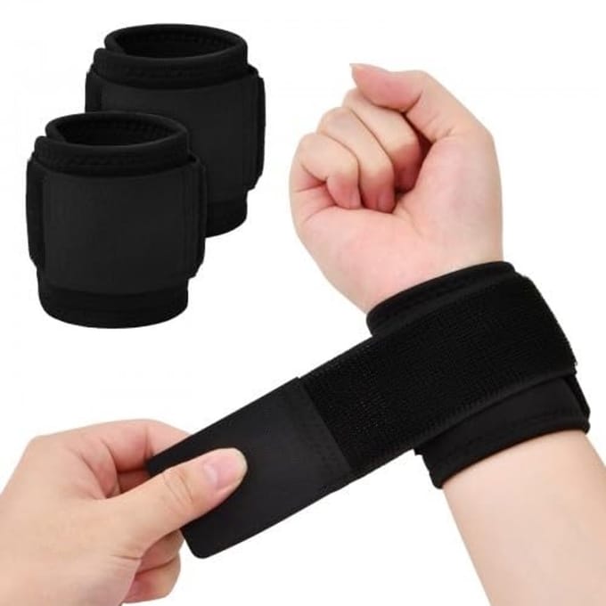 Dailygoods- Polsbandages set van 2 - Ademend - Verstelbare