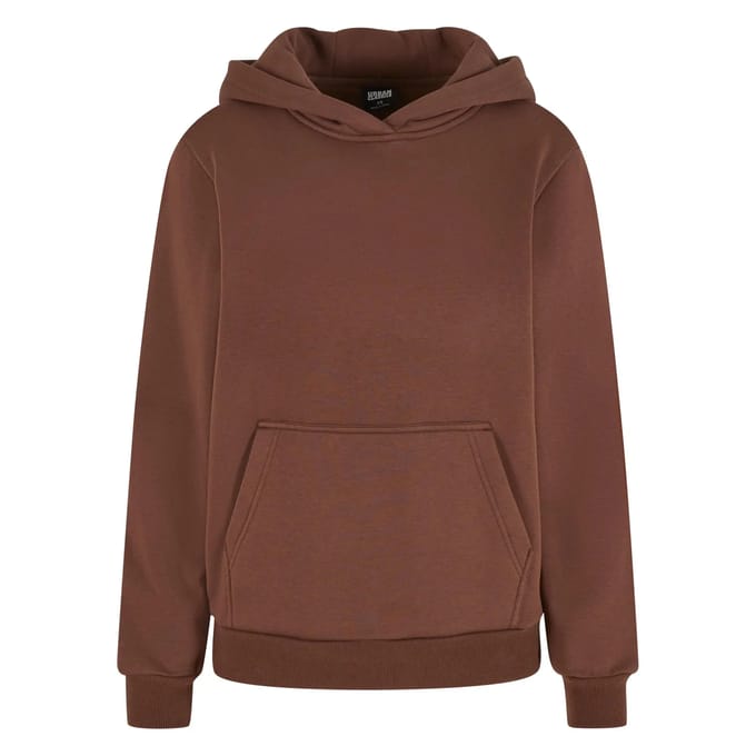 Urban Classics - Fluffy Hoodie/trui - 5XL - Bruin