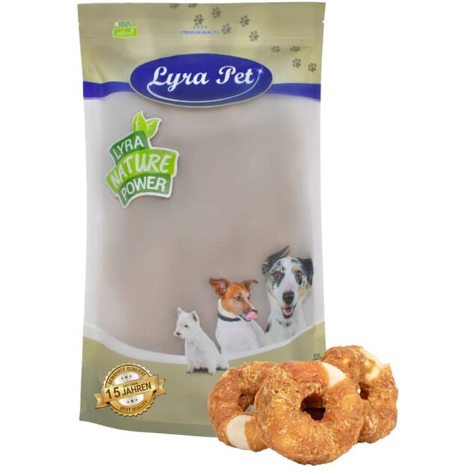 1 kg Lyra Pet® kauwringen met kipfiletreepjes
