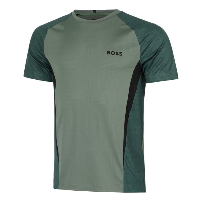 BOSS Matchball T-shirt Heren-olijf