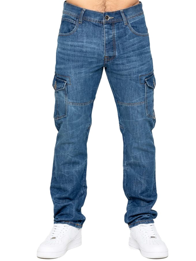 Enzo | Heren Rechte Benen Jeans