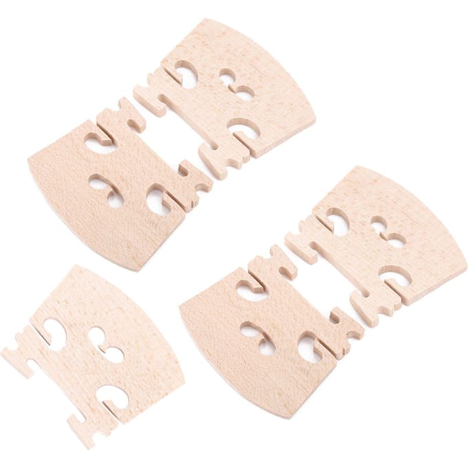 5 Stuks Esdoornhout Vioolkammen Onderdelen Instrument Fitting Accessoire voor 4/4 Maat Viool beige