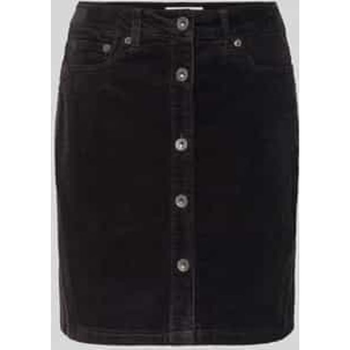 Minirok van corduroy met knoopsluiting, model 'AFSON'