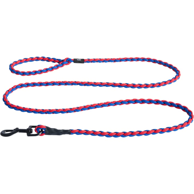 HAY Honden Gevlochten hondenriem - red/blue