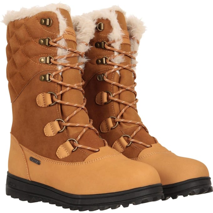 Mountain Warehouse Dames/Dames Vostok Leren Sneeuwlaarzen (Bruin)