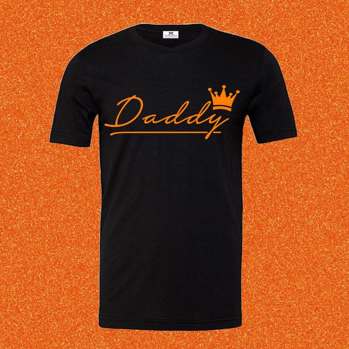 Shirt koningsdag-Daddy met kroontje-Maat M