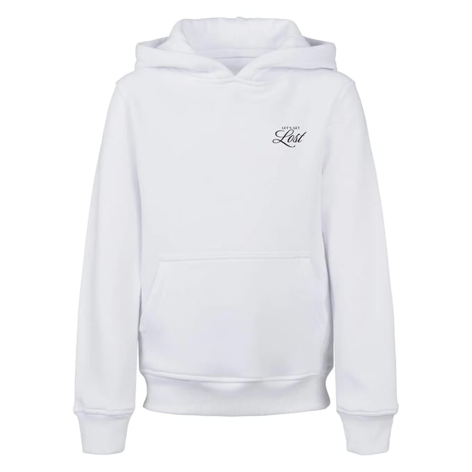 Mister Tee - Lost Flowers Basic Kinder hoodie/trui - Kids 122/128 - Wit