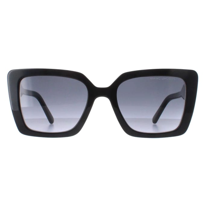 Marc Jacobs MARC 733/S 807 9O glanzend zwart donkergrijs gradiÃ«nt zonnebril
