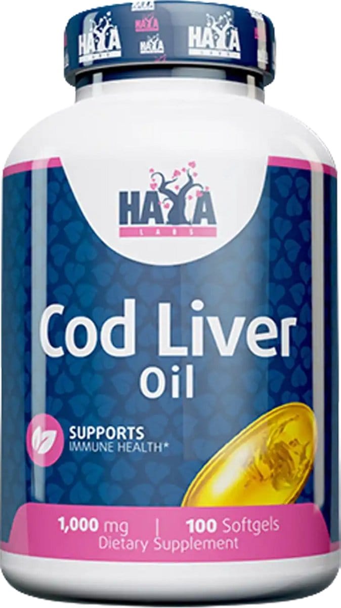 Cod Liver Oil 1000mg - 100 softgels