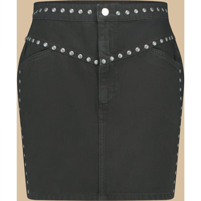 Circle of Trust Coco Skirt Washed Nero Taglia: M | Minigonne Outlet | Donna