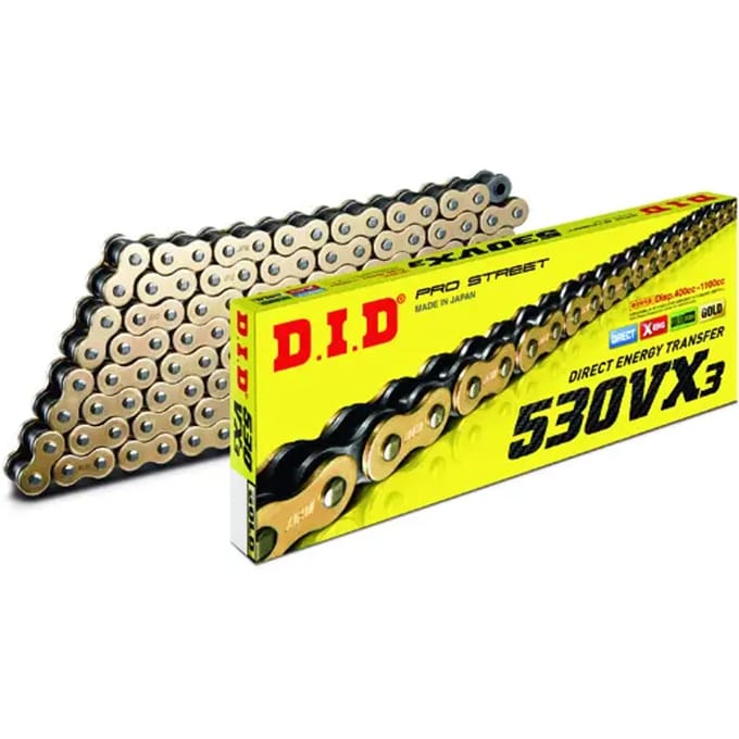 Motorfiets ketting D.I.D DID530VX3 G&B
