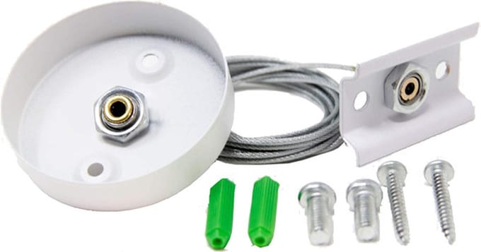 Spanningsrail Ophangset - Exotro - 1 Fase - 1 Meter - Wit