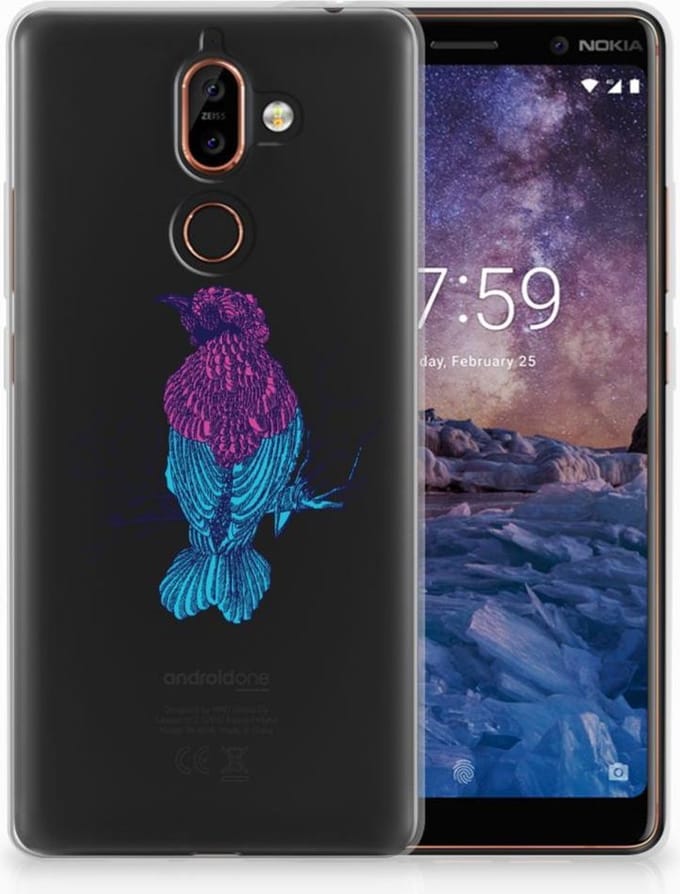 Nokia 7 Plus Telefoonhoesje met Naam Merel