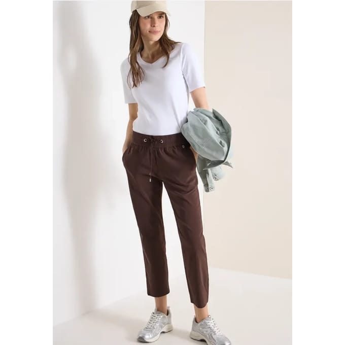 7/8 Mid Waist Slim Legs broek in casual fit