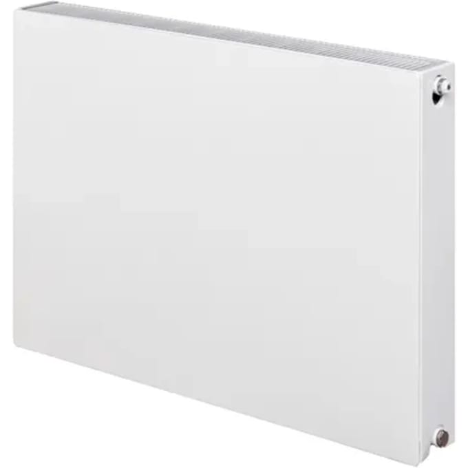 Sanivesk Paneelradiator Raya Vlak Duo 50x60cm - Wit - 6 Aansluitingen - 1314w