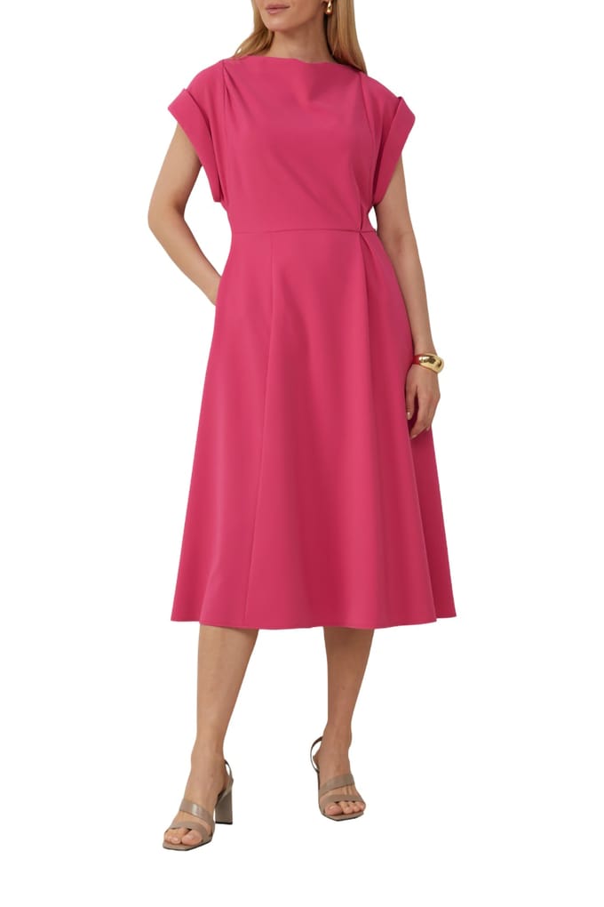 s.Oliver  Dresses Pink Größe: 38 | Midikleider Outlet | Damen | Rosa