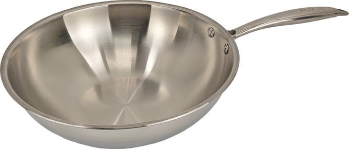 KLAUS Triply Wokpan - 24 cm - Zonder PFAS - Inductie – RVS