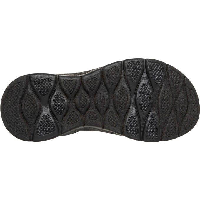 Skechers GO WALK Flex Illuminate Textiel Dames Zwart Standaard Sandalen