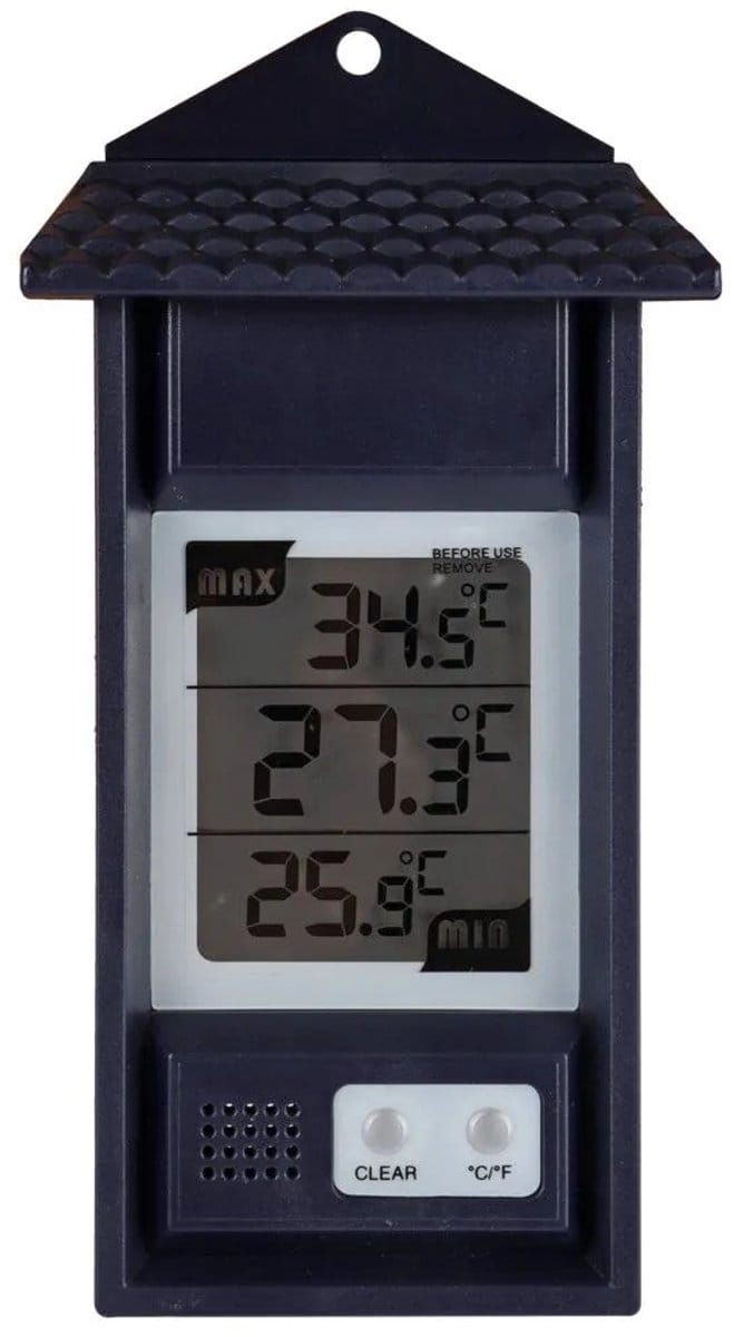 Talen Tools - Thermometer - Digitaal - Min/max temperatuur - Kunststof