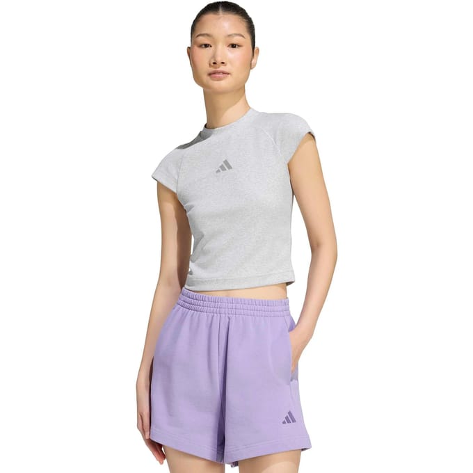 Geribd dames-T-shirt adidas Small Logo