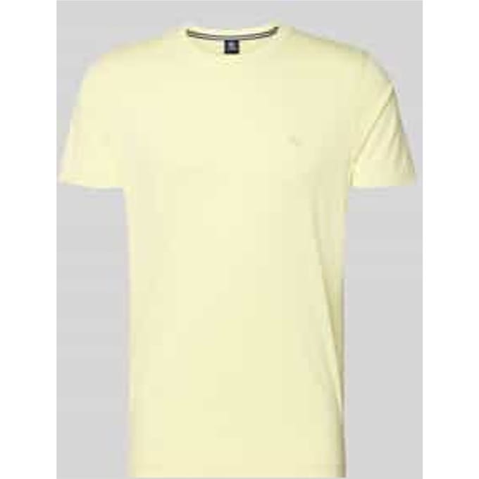 T-shirt met ronde hals en Gestikt logo