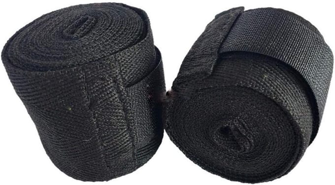 Hand Wraps - Bokszak Bandage - Vechtsport Training - Elastisch Katoen - 2 stuks - Zwart