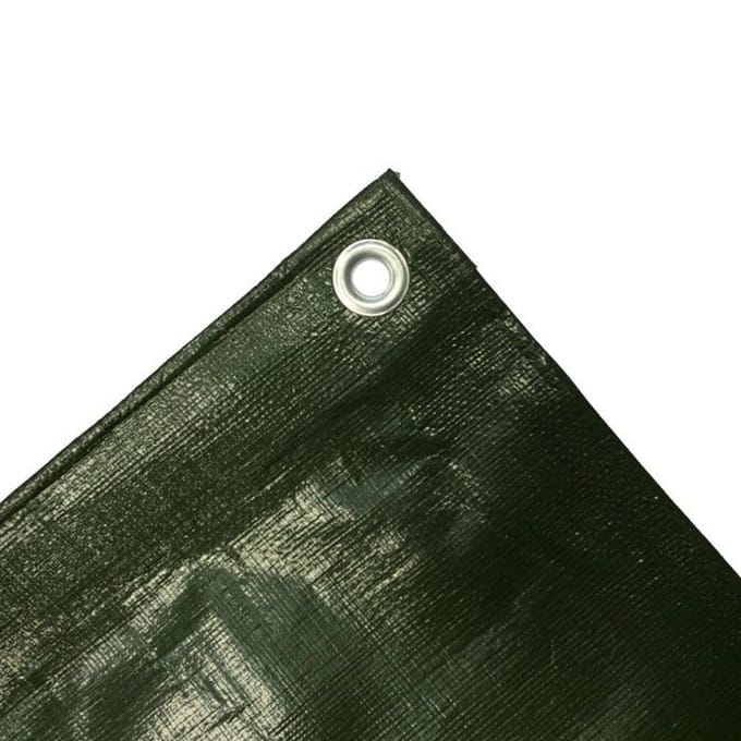 Groen Afdekzeil 210g/m², 1,5x6m (9m²) - Waterdicht en UV-bestendig